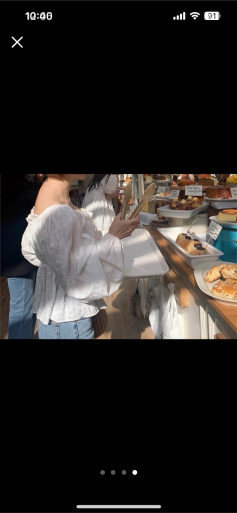 셔링 리본 블라우스/릴리코츠 시예 모도마켓 타낫--3