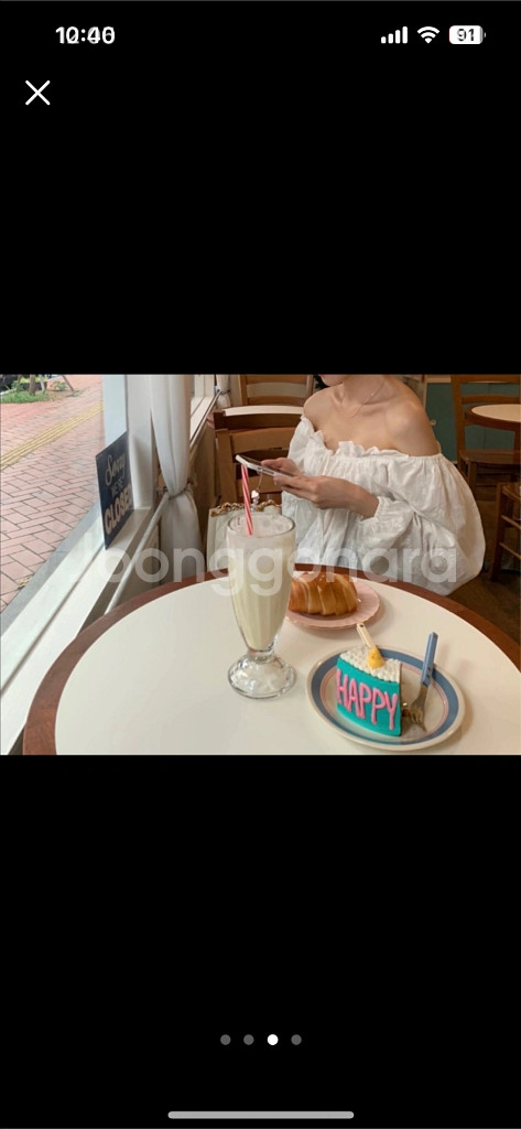 셔링 리본 블라우스/릴리코츠 시예 모도마켓 타낫--2