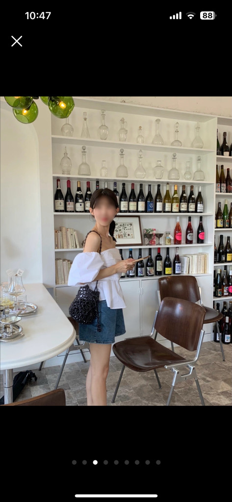 퍼프 오프숄더 블라우스--2