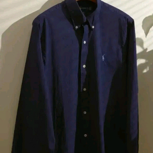 폴로 랄프로렌 커스텀핏 포플린 셔츠 네이비 XL