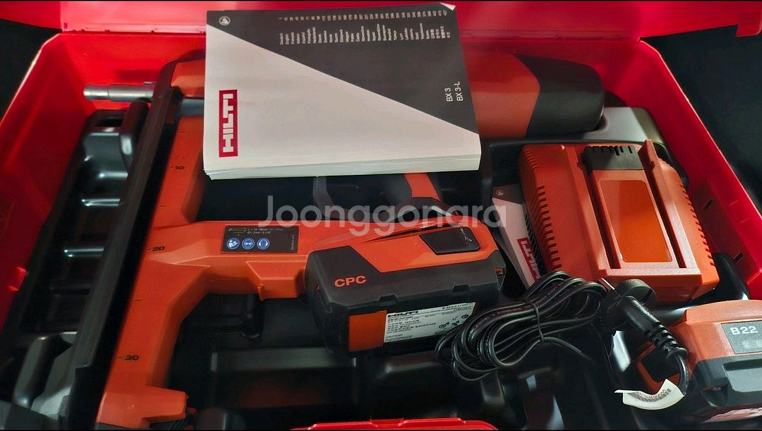힐티 bx3 타정기 풀세트 새상품--0