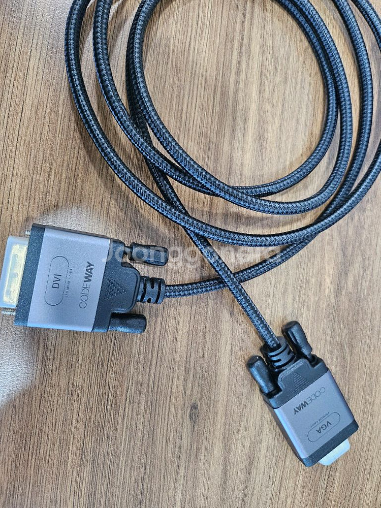 코드웨이 DVI-D to VGA 케이블--0