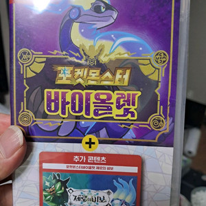 닌텐도 스위치 포켓몬스터 바이올렛 제로의비보 새상품