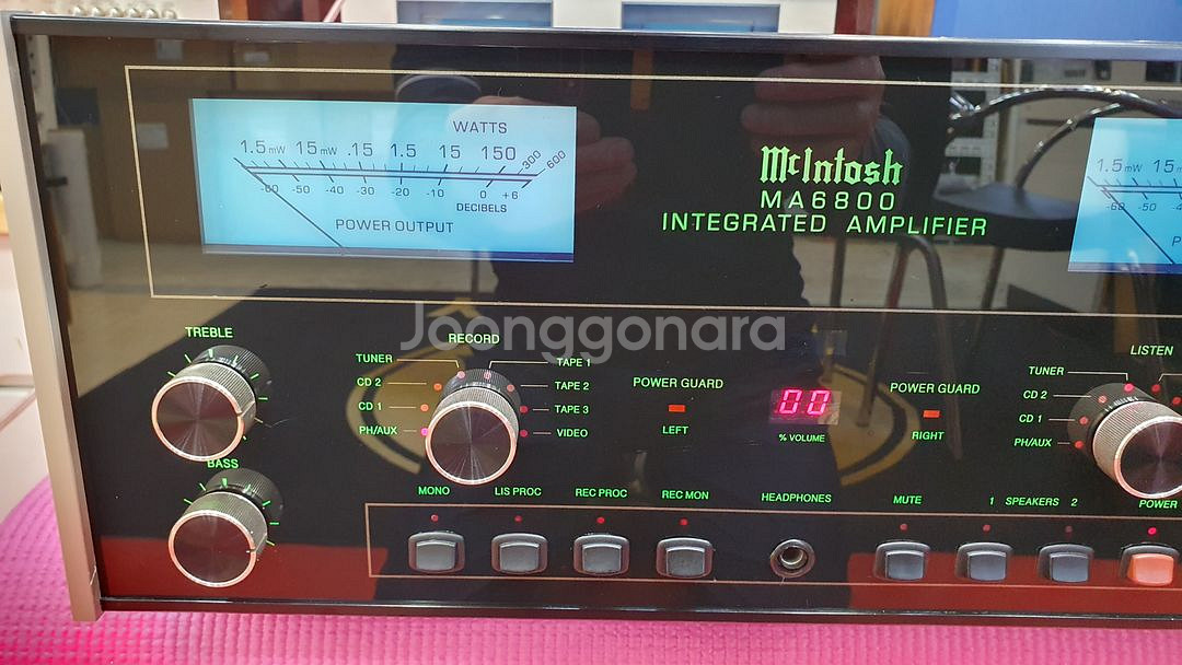 메킨토시MA6800인티앰프민트급/설명서/재입고--2