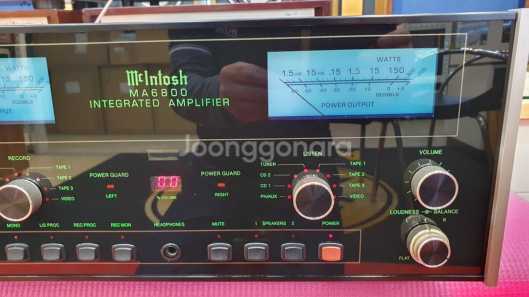 메킨토시MA6800인티앰프민트급/설명서/재입고--3