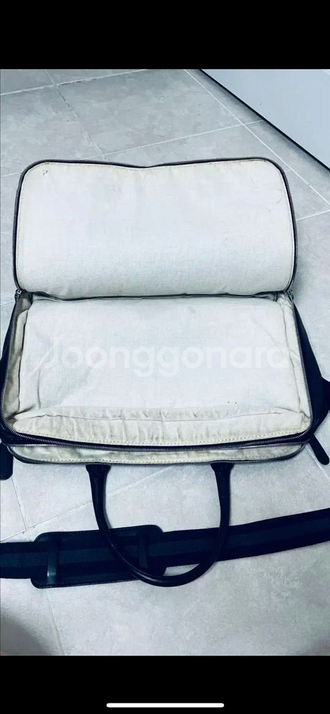 GUCCI 인터로킹 G 레더 서류가방--5