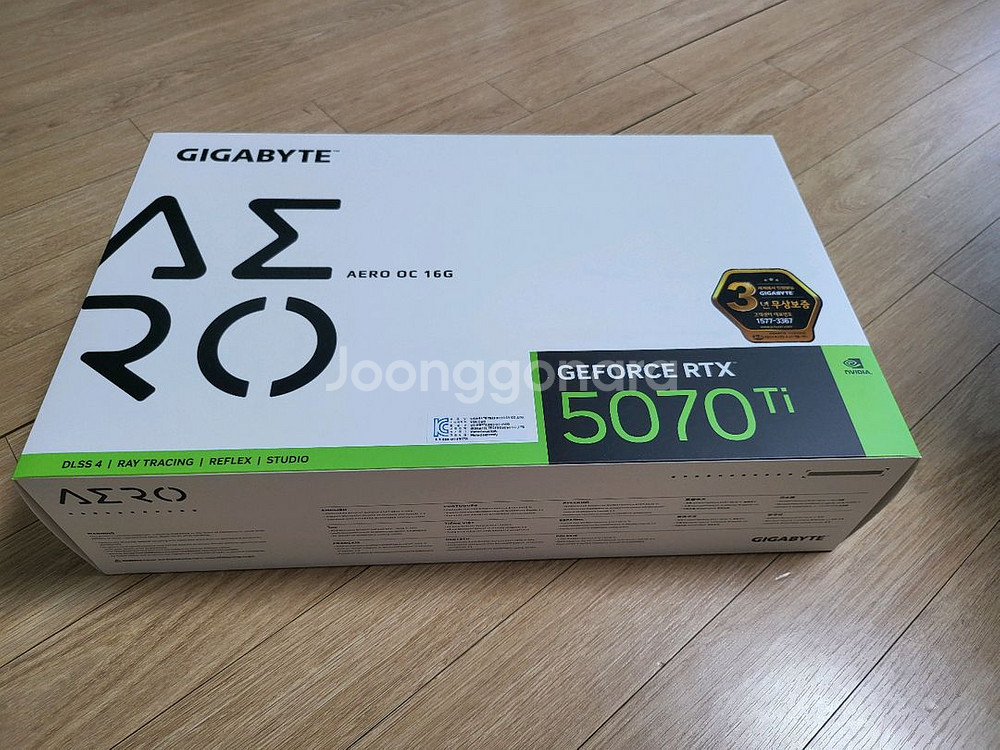 기가바이트 5070ti 에어로oc 그래픽카드--0