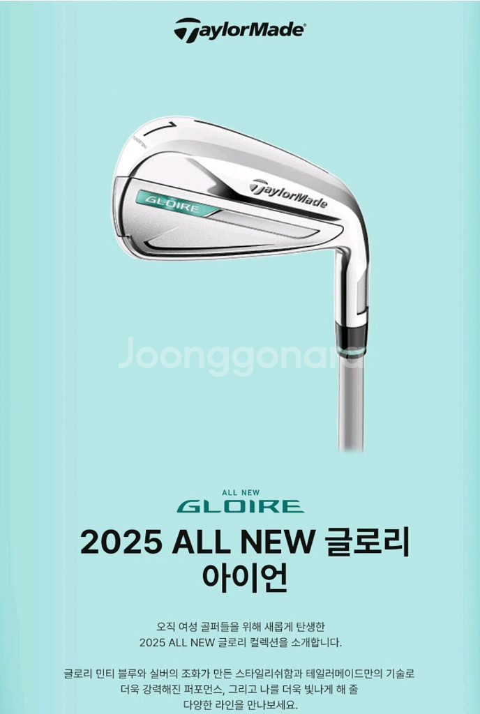 테일러메이드 글로리25년 여성아이언--0