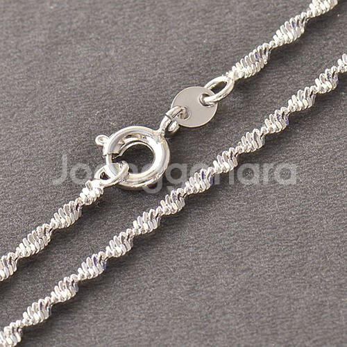 새 925 실버 도금 56cm 목걸이 선물--1