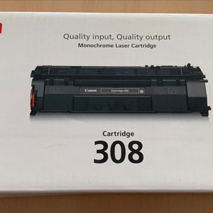 캐논 카트리지 CRG-308 정품 토너 미개봉