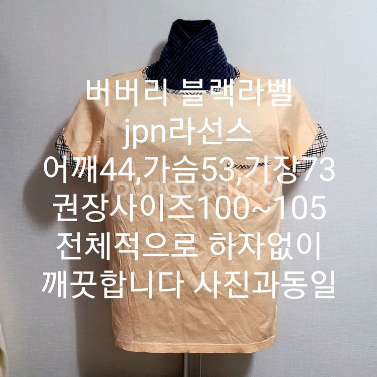 버버리 반팔티셔츠 jpn 라이센스--5