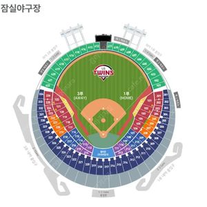 8월8일(금) 엘지vs한화 3루레드석 118블록 2연석