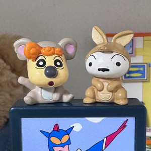짱구 짱아 흰둥이 피규어