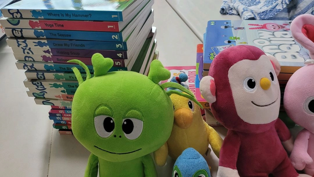 튼튼영어 규리앤프렌즈(규리펜,인형5개 포함) 이미지