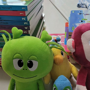 튼튼영어 규리앤프렌즈(규리펜,인형5개 포함)