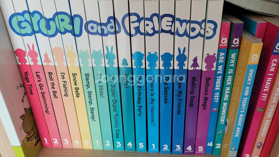 튼튼영어 규리앤프렌즈(규리펜,인형5개 포함)--1