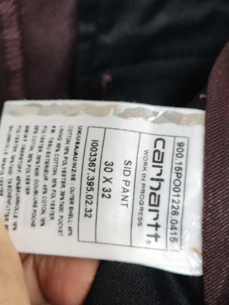 (30) 칼하트 면바지 스판 치노팬츠 캐주얼 이미지