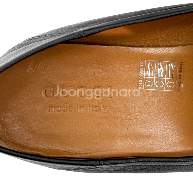 [9] 구찌 남성 웹 홀스빗 폴더블 레더 슬립온 로퍼--6