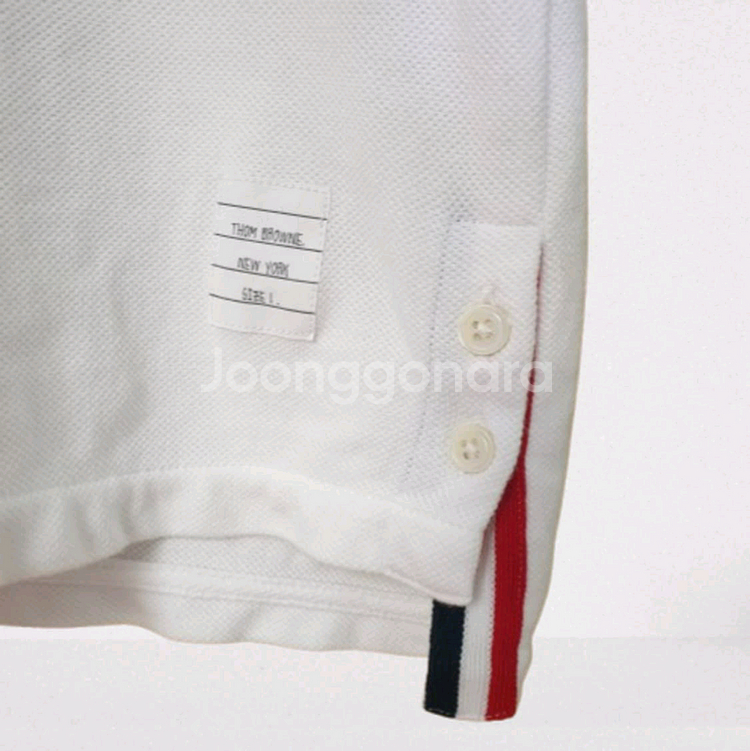 THOM BROWNE 톰브라운 25SS 폴로피케셔츠--4