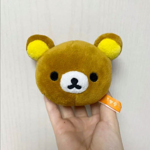 빈티지 산엑스 리락쿠마 군번줄 키링 리락쿠마 얼굴 인형