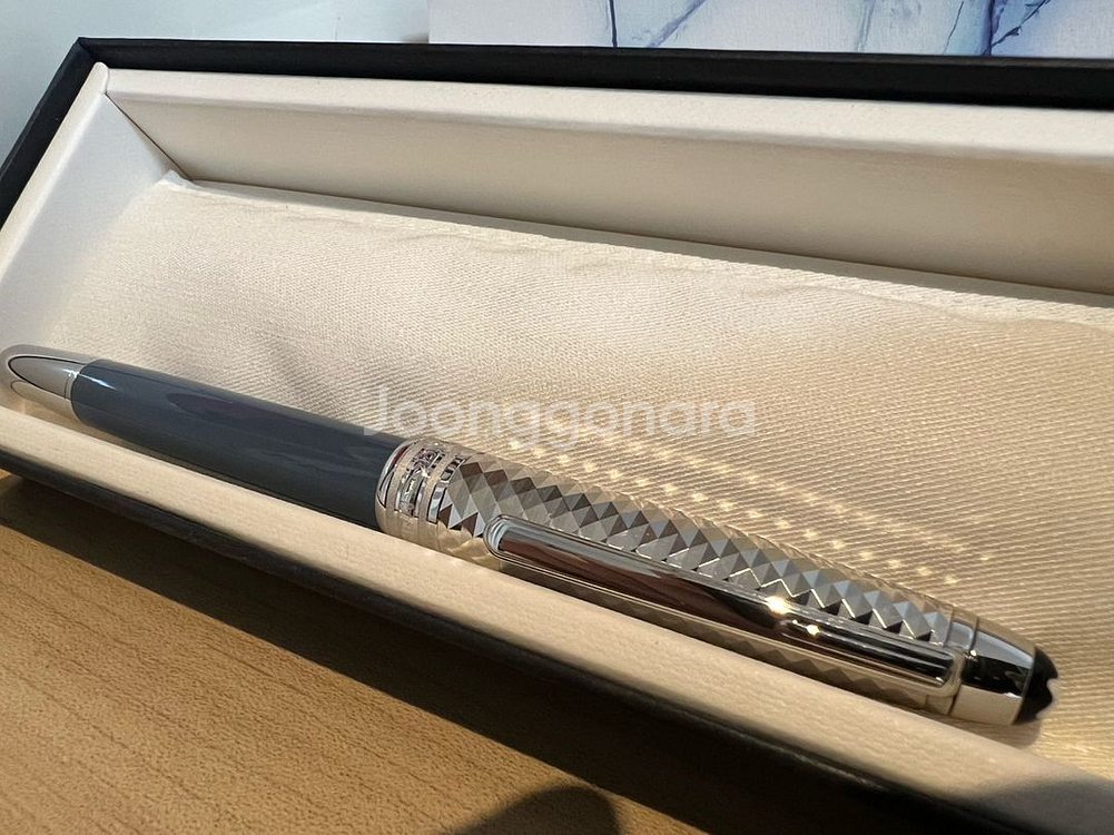 몽블랑 마이스터스튁 글래시어 두에 수성펜--1