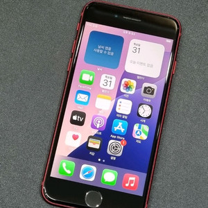 아이폰SE3 128GB 레드 배터리 92%