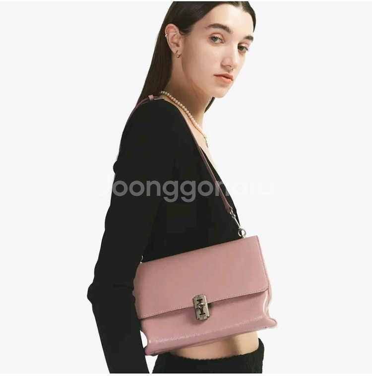 분크 바게트백 더스티핑크--0