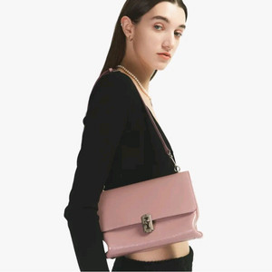 분크 바게트백 더스티핑크