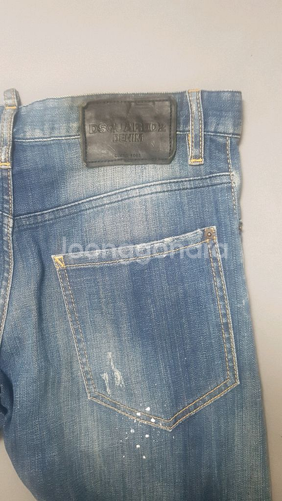 [46] 정품 디스퀘어드2 페인트스플래트 섹시트위스트진--9