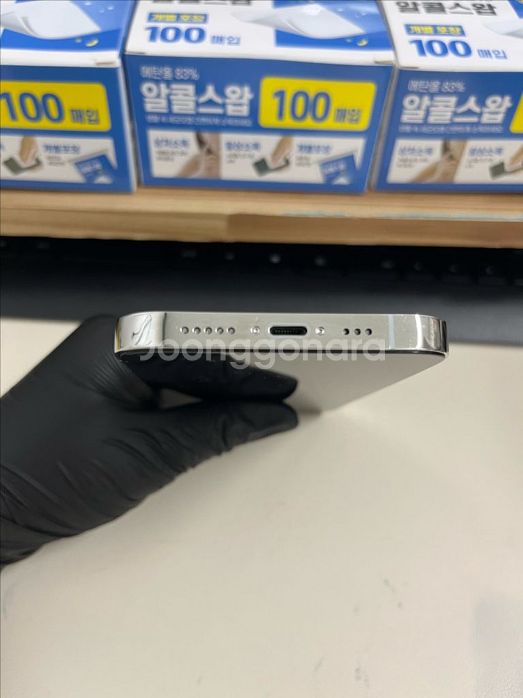 아이폰12프로 128G 실버 S급!--3