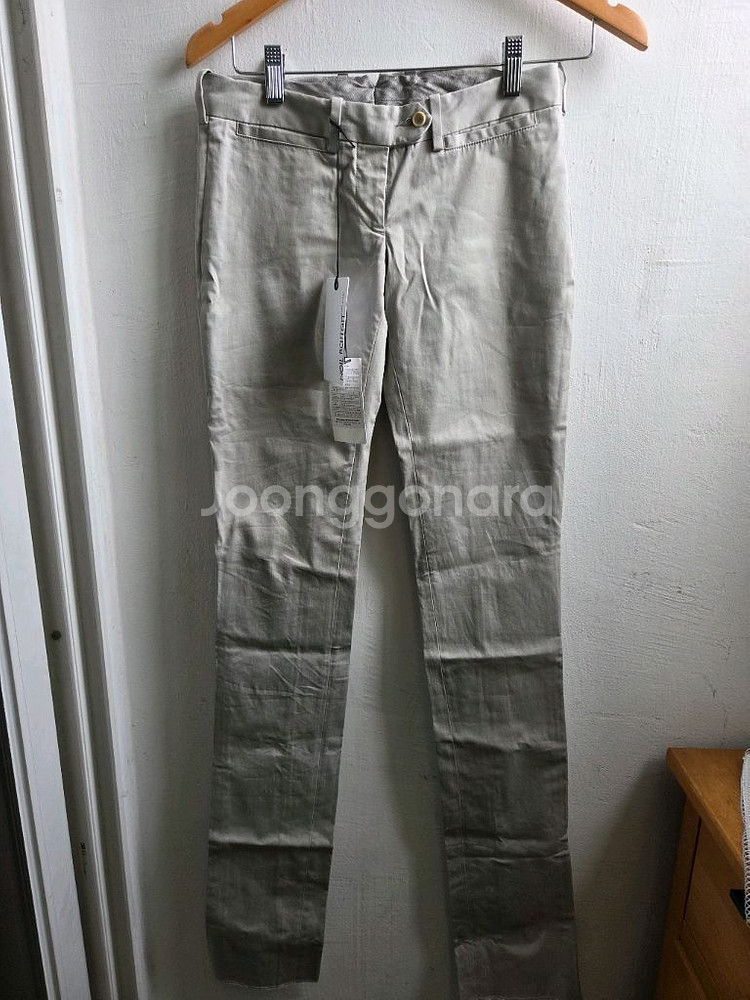 닐바렛 베이지색 고급진 면바지 2사이즈--0