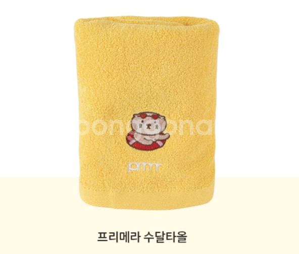 택포/5개일괄) 프리메라 수달 타올 수건--0