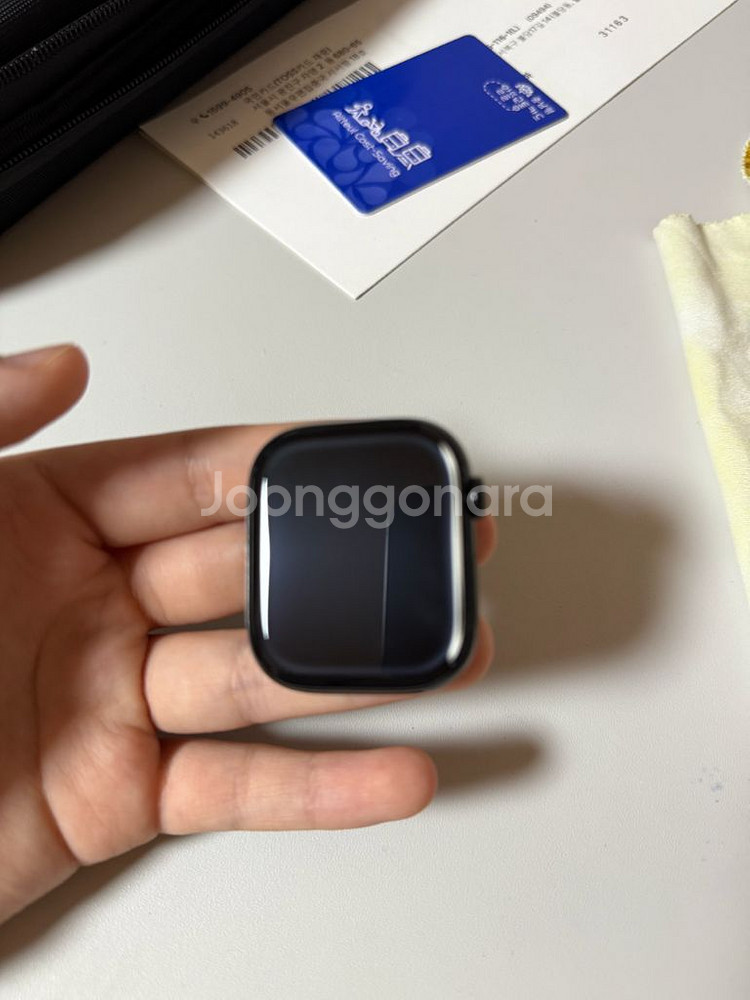 <애플워치 Series 10 제트블랙 알루미늄46mm--0