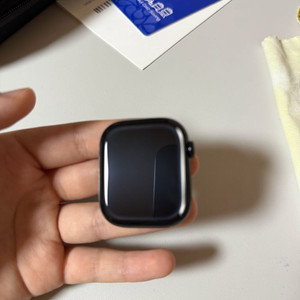 <애플워치 Series 10 제트블랙 알루미늄46mm