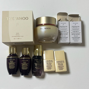 더후 비첩 자윤크림 새상품 50ml + 환유 3종 샘플