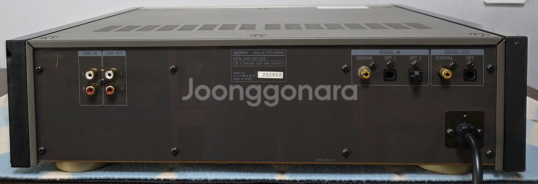 소니 DAT 데크 DTC-2000ES 판매합니다--4
