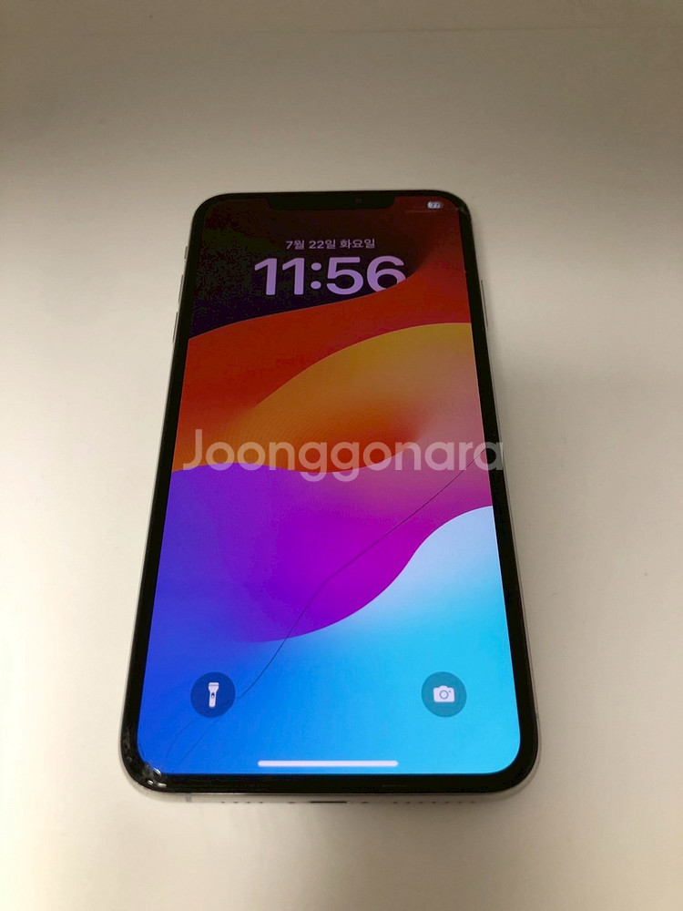 아이폰XS MAX 실버 64기가 기기 판매(62711)--0