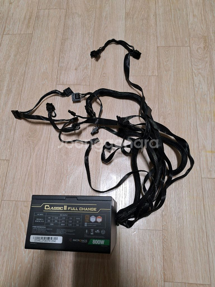 마이크로닉스 800w 파워--0