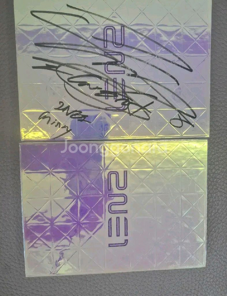 2ne1 투애니원 정규1집 go away 공민지 싸인--0