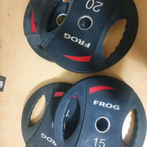 20kg, 15kg 원판 한쌍씩