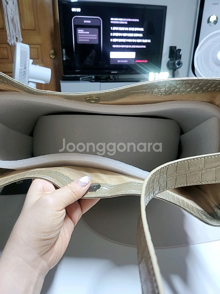 줄로그 소가죽 숄더백 새거--7