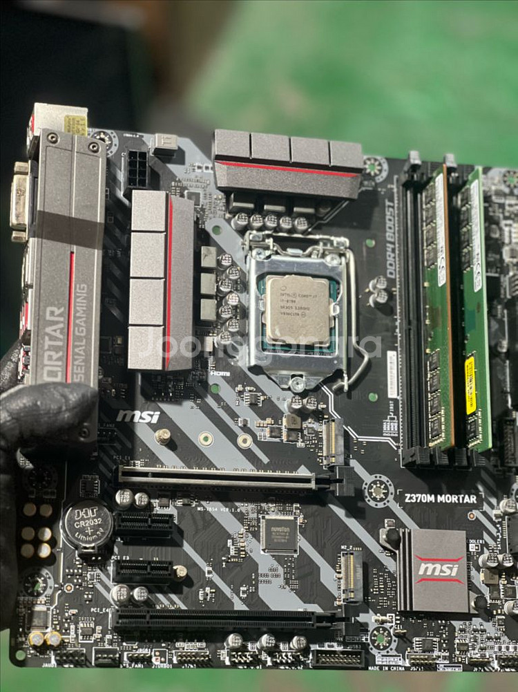 i7-8700 cpu z370m 보드 set--0