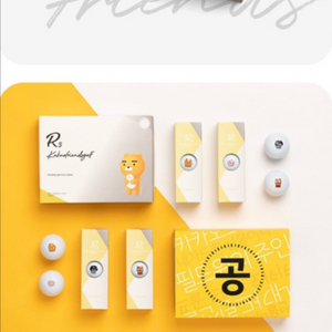 카카오프렌즈 R3 골프공 12알
