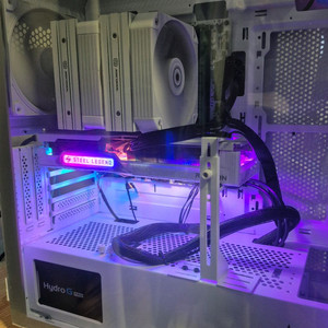 7800x3d 9060xt 화이트 게이밍PC