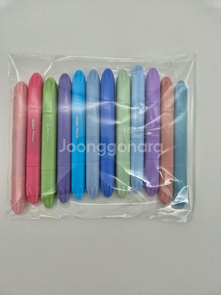 새상품 양방향 글리터 마커&펜촉 세트 2개묶음 ㅍㅍ--0