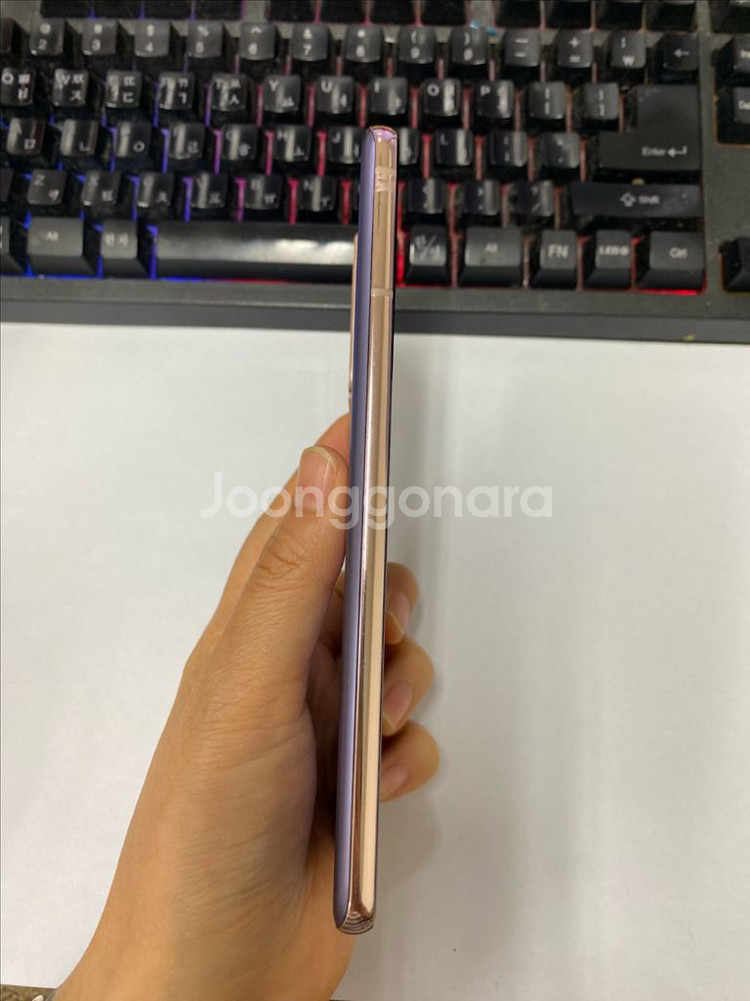 갤럭시S21플러스 퍼플 256G 검멍1 배달폰추천--5