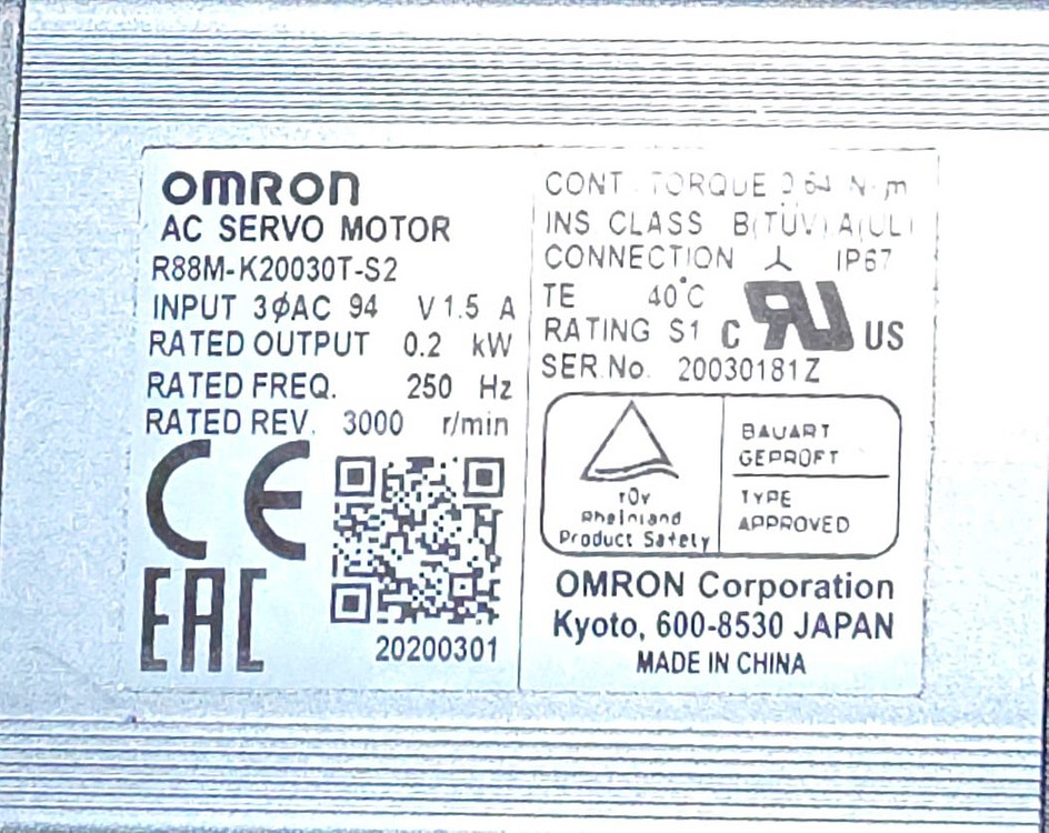 OMRON 서버모터 서버드라이버--4