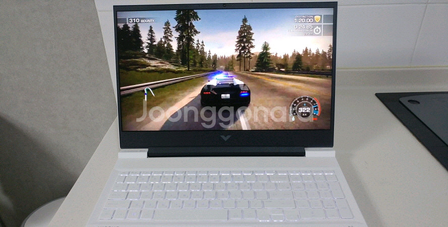 HP 빅터스 화이트 게이밍 노트북/램32G,3060--1