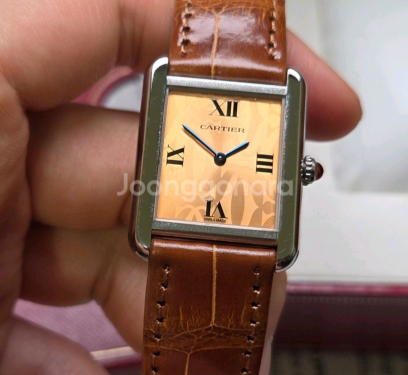 레어] 까르띠에 탱크 솔로 Ref.2716 쿼츠 오렌지--1