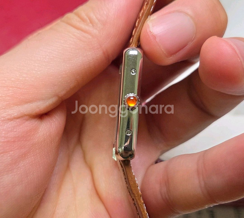 레어] 까르띠에 탱크 솔로 Ref.2716 쿼츠 오렌지--4